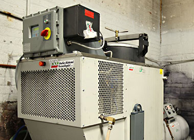 Allied Litho recycles solvent, thus lowering impact on the environment.